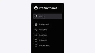 CodePen - Expandable Sidebar Navigation