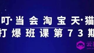 叮当会淘宝天猫打爆班课第73期 叮当会淘宝天猫打爆班课第73期