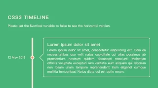 CSS3带日期大事记时间轴代码