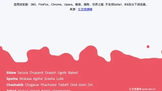 CSS3卡通火焰网页页脚特效