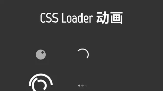 纯css3简易加载图标动画特效