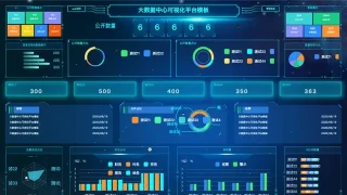 数据中心可视化平台模板