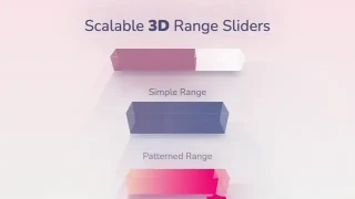 CSS3 3D滑块进度条拖动动画特效