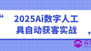2025Ai数字人工具自动获客实战