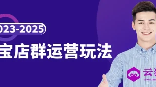2023-2025淘宝店群运营玩法