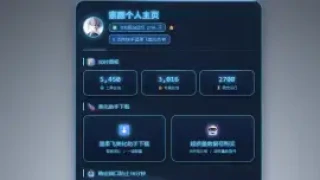 素颜个人主页网站源码