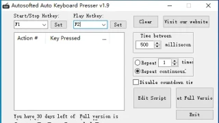 自动键盘按压 Autosofted Auto Keyboard Presser v1.9