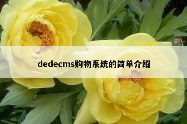 dedecms购物系统的简单介绍,dedecms教程,织梦cms教程,教程之家,第1张