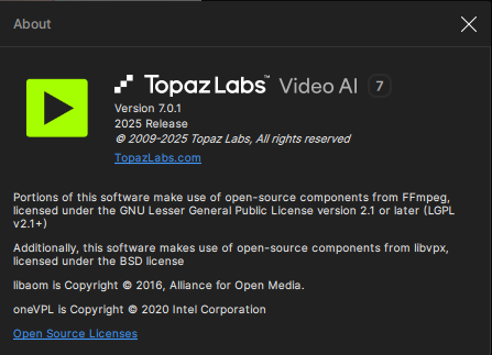 Topaz Video AI Pro 7.0.1 绿色便携版,Topaz Video AI Pro,绿软之家,第2张
