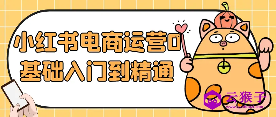 小红书电商运营0基础入门到精通,第1张 小红书电商运营0基础入门到精通,第1张