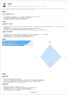 个人简介主页纯HTML代码,第1张